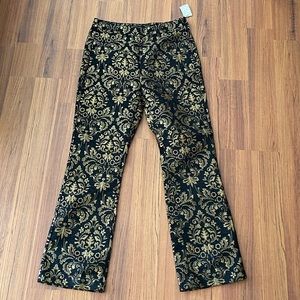 NWT Urban Outfitters Gold detailed flare pants